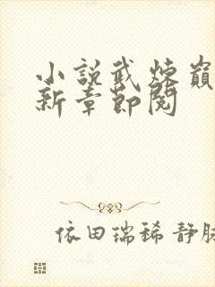 小说武炼巅峰最新章节阅