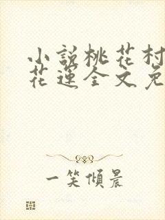 小说桃花村里桃花运全文免费阅读封面