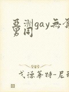 亚洲gay无套男同