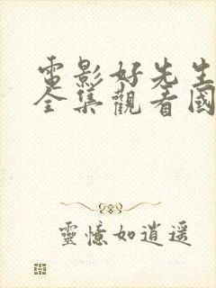 电影好先生免费全集观看国语