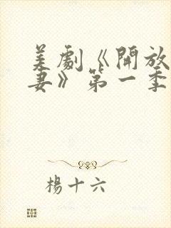 美剧《开放式夫妻》第一季完整版