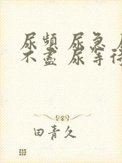 尿频 尿急 尿不尽 尿等待封面