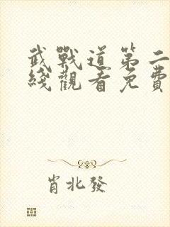 武战道第二季在线观看免费完整版