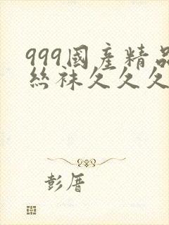 999国产精品丝袜久久久封面