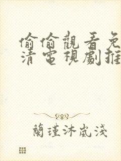 偷偷观看免费高清电视剧推荐