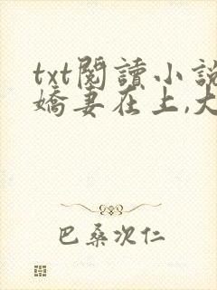 txt阅读小说娇妻在上,大叔求放过