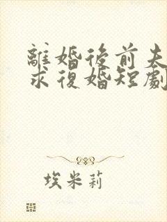 离婚后前夫哭着求复婚短剧免费观看