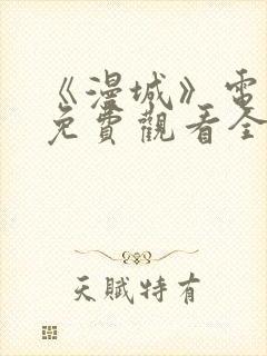 《漫城》电视剧免费观看全集高清封面