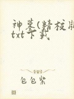 神墓(精校版)txt下载封面