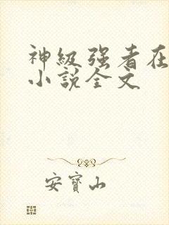 神级强者在都市小说全文封面