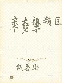 宋太祖赵匡胤几个儿子