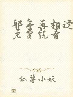 那年再相逢短剧免费观看