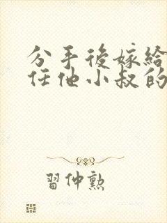 分手后嫁给了前任他小叔的小说暮色酒歌