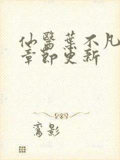 仙医叶不凡最新章节更新