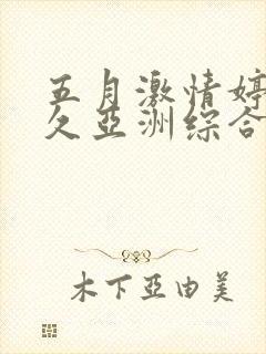 五月激情婷婷久久亚洲综合