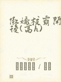 傲娇校霸开荤以后(高h)