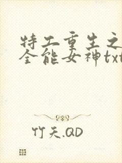 特工重生之快穿全能女神txt