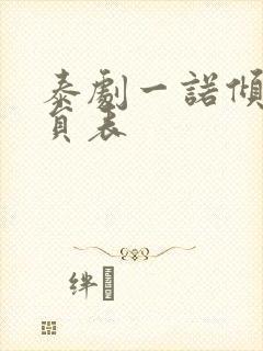 泰剧一诺倾情演员表