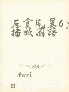 反贪风暴6免费播放国语封面