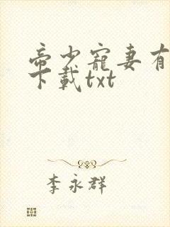 帝少宠妻有点甜下载txt封面