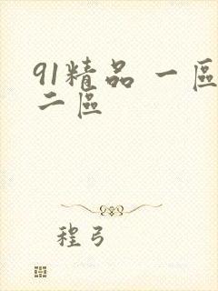 91精品 一区二区封面