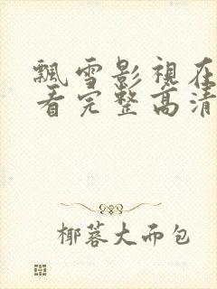 飘雪影视在线观看完整高清免费封面