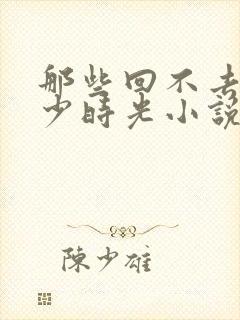 那些回不去的年少时光小说免费阅读