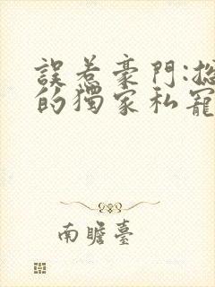 误惹豪门:总裁的独家私宠