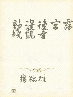 动漫后宫露营在线观看