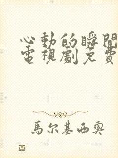 心动的瞬间全集电视剧免费观看封面