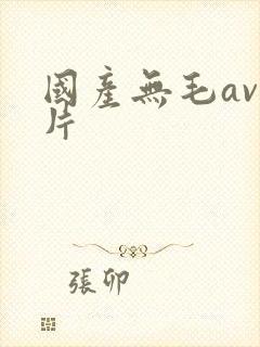 国产无毛av大片
