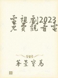 电视剧2023免费观看电视剧大全在线观看