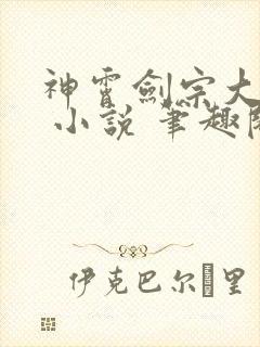 神霄剑宗大师兄 小说 笔趣阁