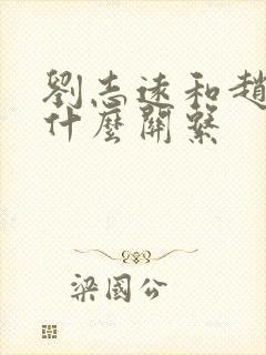 刘志远和赵匡胤什么关系封面