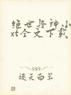 绝世丹神小说txt全文下载