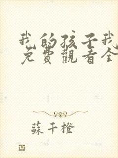 我的孩子我的家免费观看全集