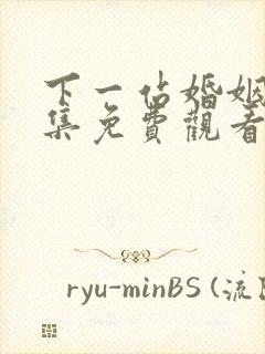 下一站婚姻40集免费观看