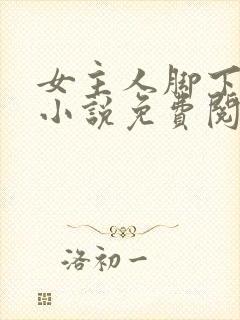 女主人脚下的狗小说免费阅读