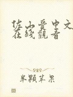 佐山爱中文字幕在线观看封面