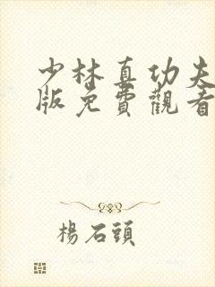 少林真功夫国语版免费观看