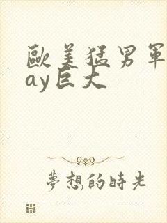 欧美猛男军人gay巨大封面