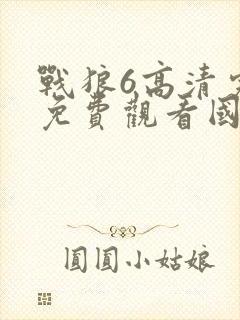 战狼6高清完整免费观看国语下载