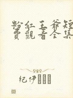 粉红王爷短剧免费观看全集最新章节