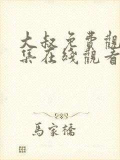 大叔免费观看全集在线观看高清封面