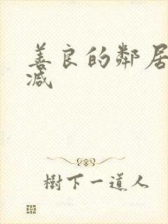 善良的邻居无删减