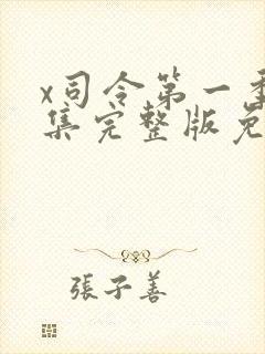 x司令第一季全集完整版免费封面