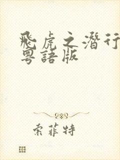 飞虎之潜行极战粤语版封面