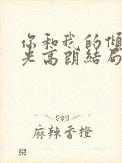 你和我的倾城时光高朗结局