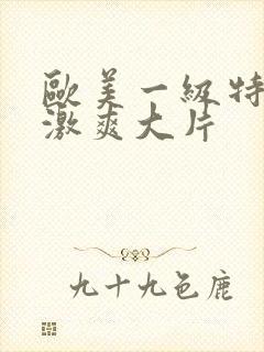 欧美一级特黄刺激爽大片