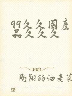 99久久国产精品久久久